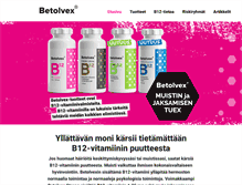 Tablet Screenshot of betolvex.fi